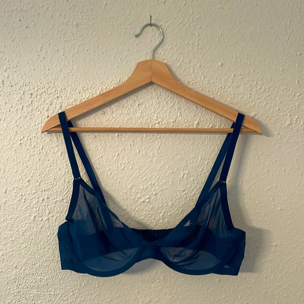 CUUP The Plunge Bra - Mesh in Ocean